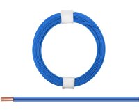 Zwillingslitze 0,08 mm² / 5 m blau-blau