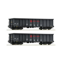 Roco 76001 2-tlg. Set: Offene Güterwagen, Ermewa